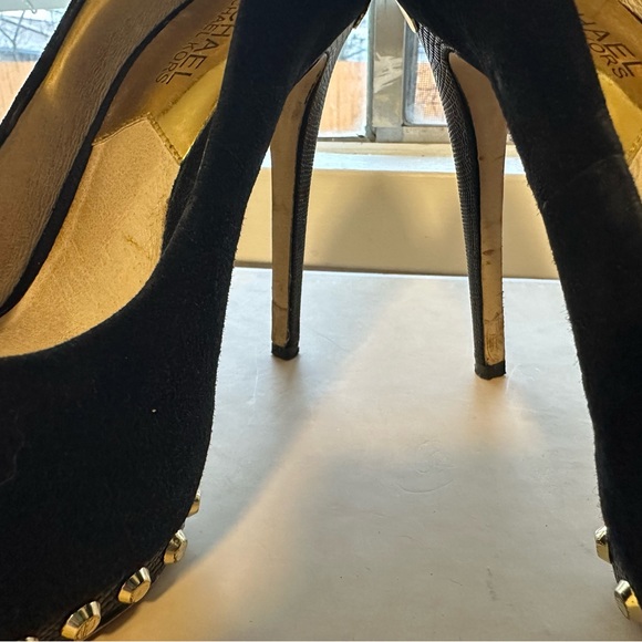 Michael Kors Suede Studded Platforms - Picture 9 of 12